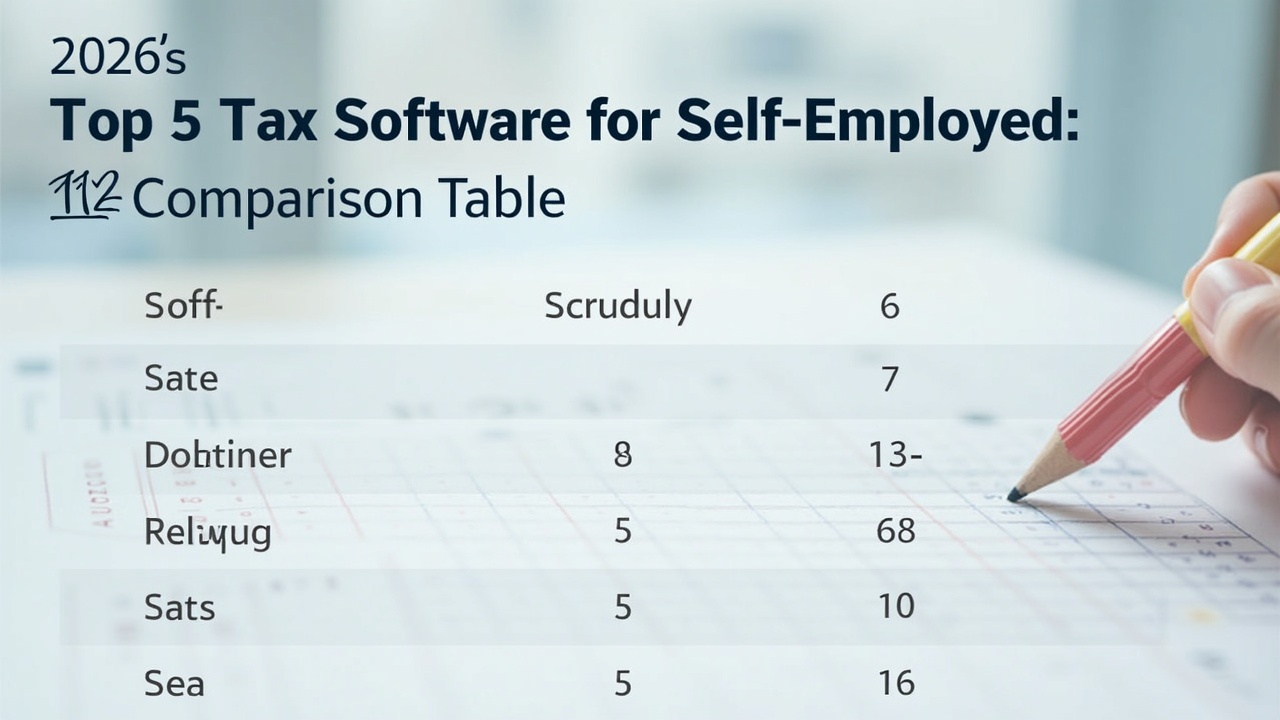 Illustration for: 2026's Top 5 Tax Software for Self-Employed: The Comparison Table