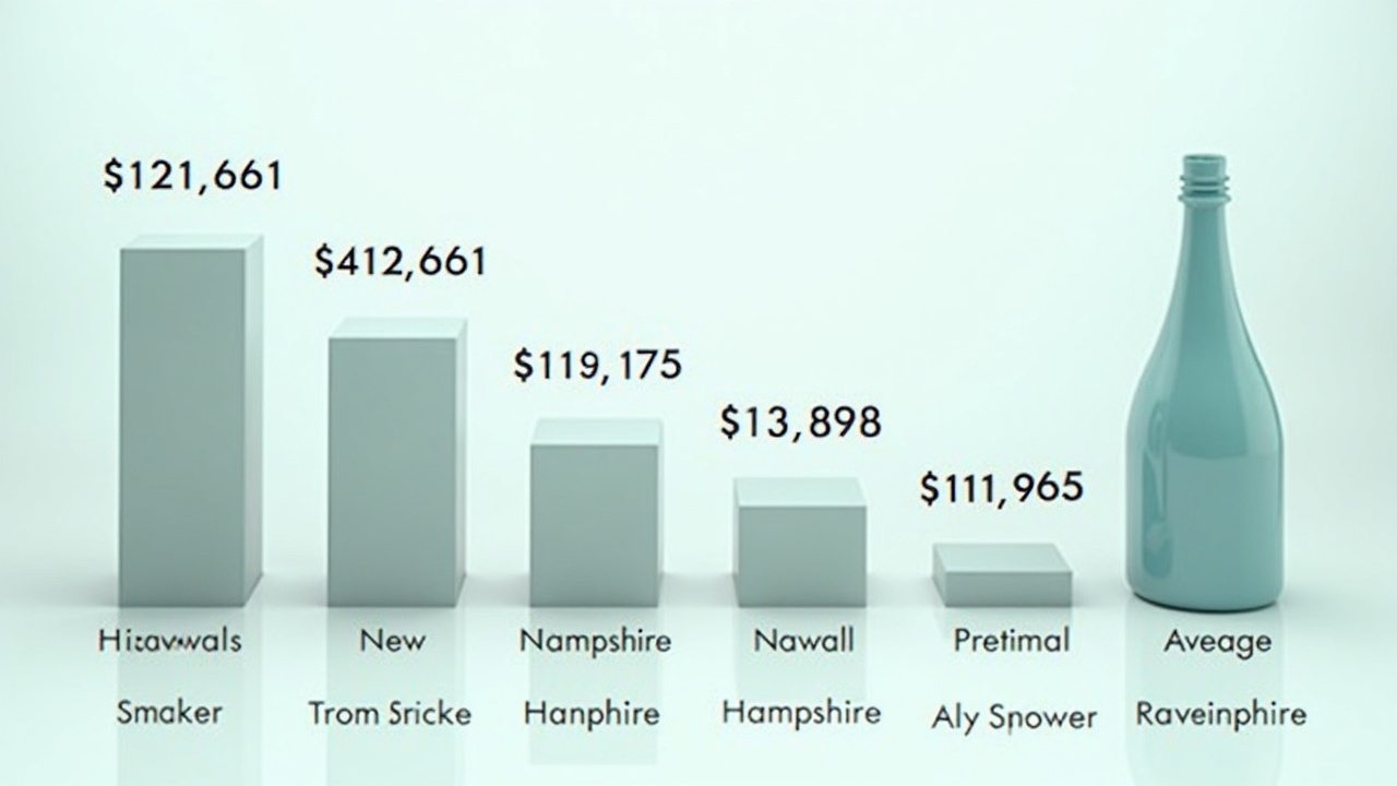 Illustration for: State-by-State Cost Disparities: From Hawaii's $412,661 to New Hampshire's $201,963
